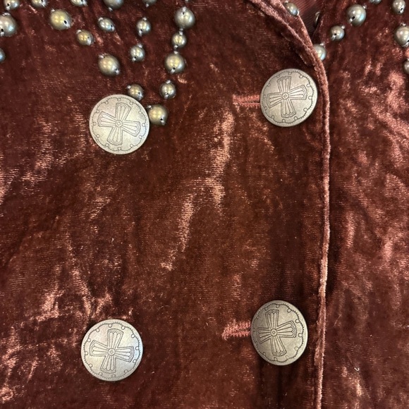 Double D Ranch highly embellished velvet Santa Clara Pueblo duster/dress RARE - Picture 5 of 10